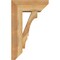 Ekena Millwork Balboa Slat Rough Sawn Bracket w/ Offset Brace, Western Red Cedar, 8"W x 20"D x 32"H BKT0806X20X32BOA06RWR - alternate 3